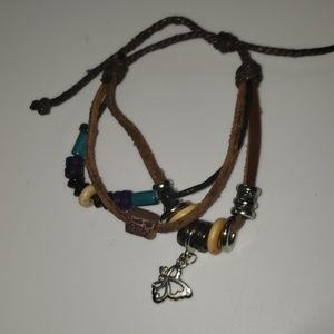 Native style suede bracelets